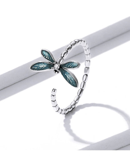 Anillo Libélula Ajustable - Plata 925