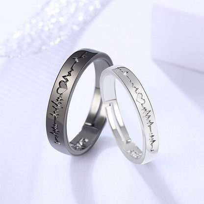 Par de alianzas para pareja - Ajustable