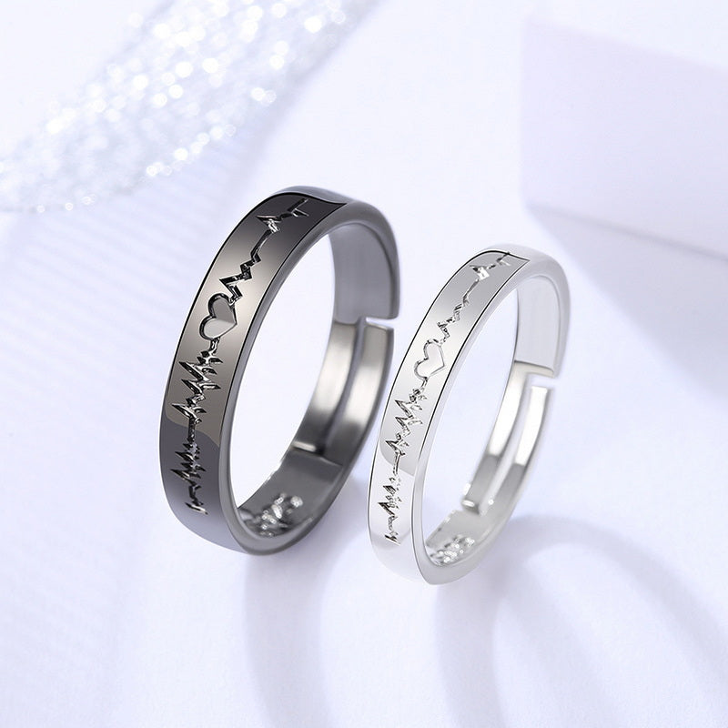 Par de alianzas para pareja - Ajustable