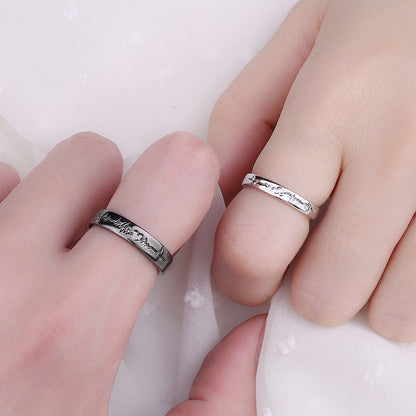 Par de alianzas para pareja - Ajustable