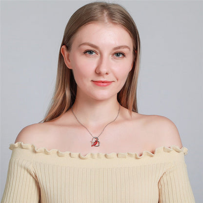 Collar con colgante de corazón Cardinal