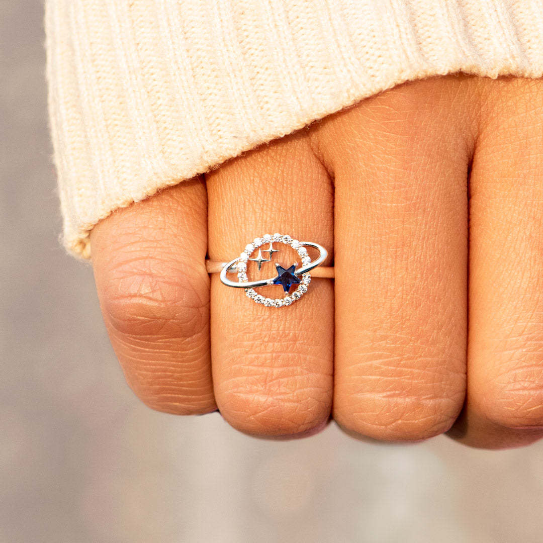 Anillo Estrella Brillante - Para Mi Bella Novia