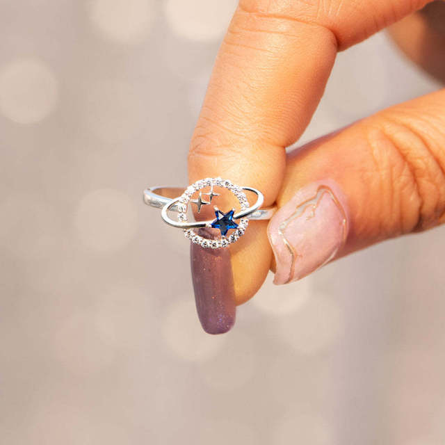 Anillo Estrella Brillante - Para Mi Bella Novia